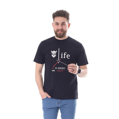 تيشيرت راوند مطبوع Life
