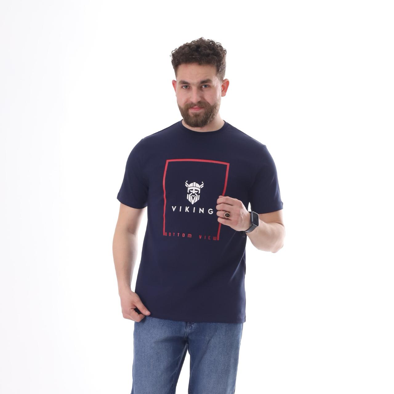 تيشيرت راوند مطبوع Viking