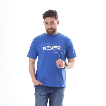 تيشيرت راوند مطبوع Never