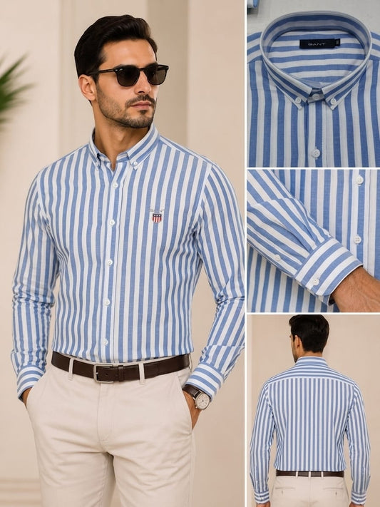 قميص مقلم Casual-fit n-102