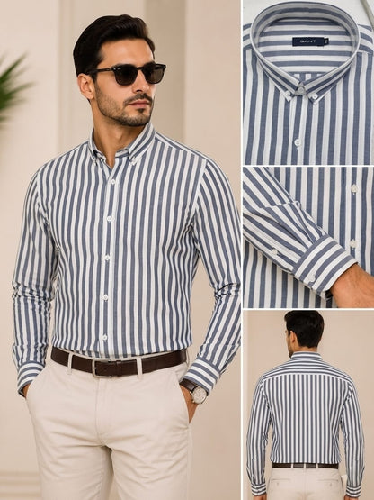 قميص مقلم Casual-fit n-102