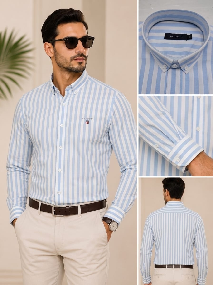 قميص مقلم Casual-fit n-102